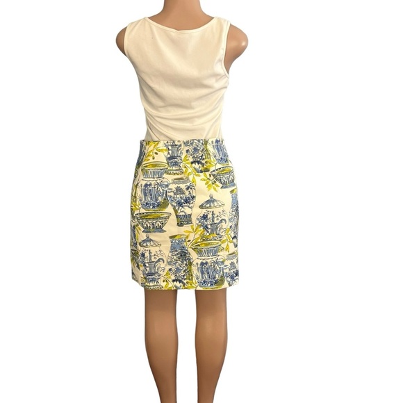 3/$30 🍂 Talbots Watercolor Greek Vases Print Skirt - Picture 8 of 11